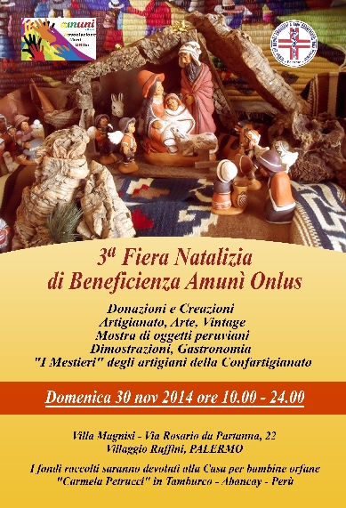 Mostra di Beneficenza Natalizia 30 novembre 2014 - Villa Magnisi 