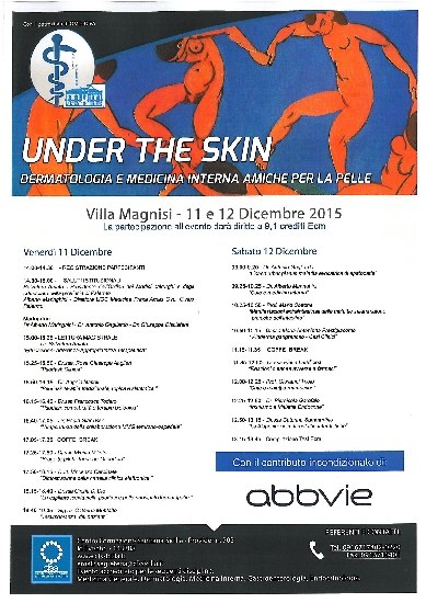 Under the Skin: dermatologia e medicina interna amiche per la pelle