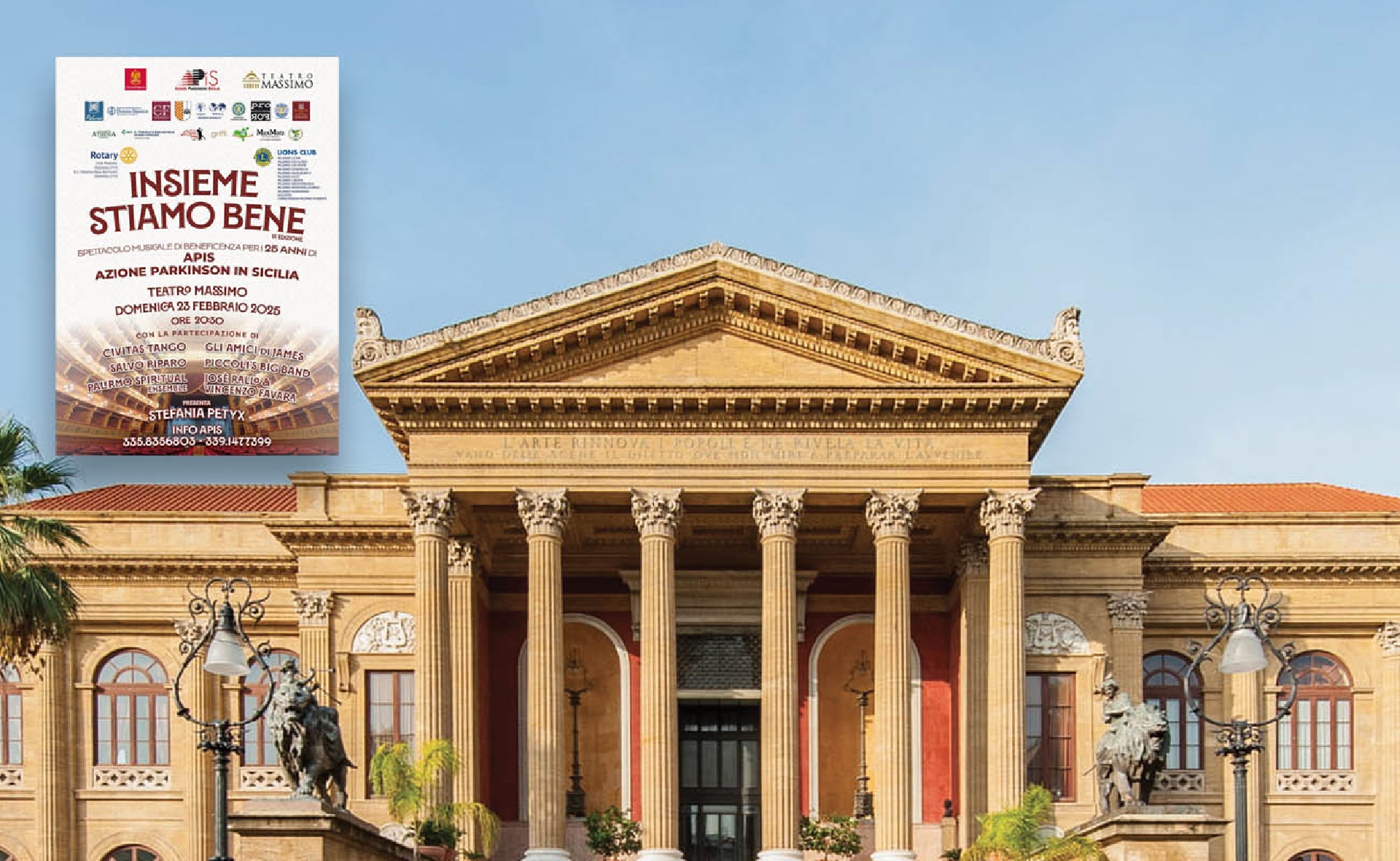 DANZA, MUSICA E SOLIDARIETÀ: AL TEATRO MASSIMO CONTRO LO STIGMA DEL PARKINSON