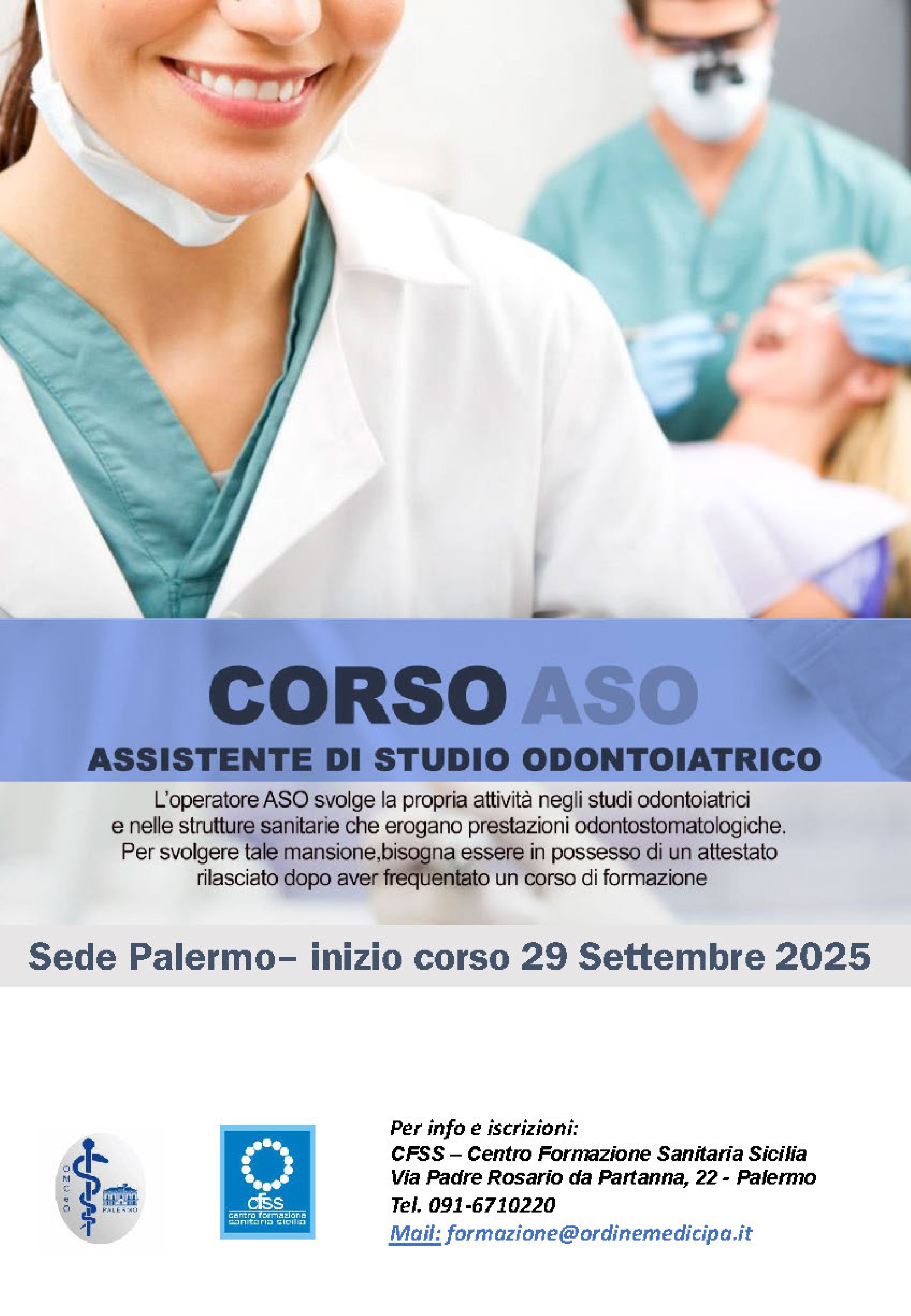 Corso ASO Palermo | Avvio 29 Settembre 2025