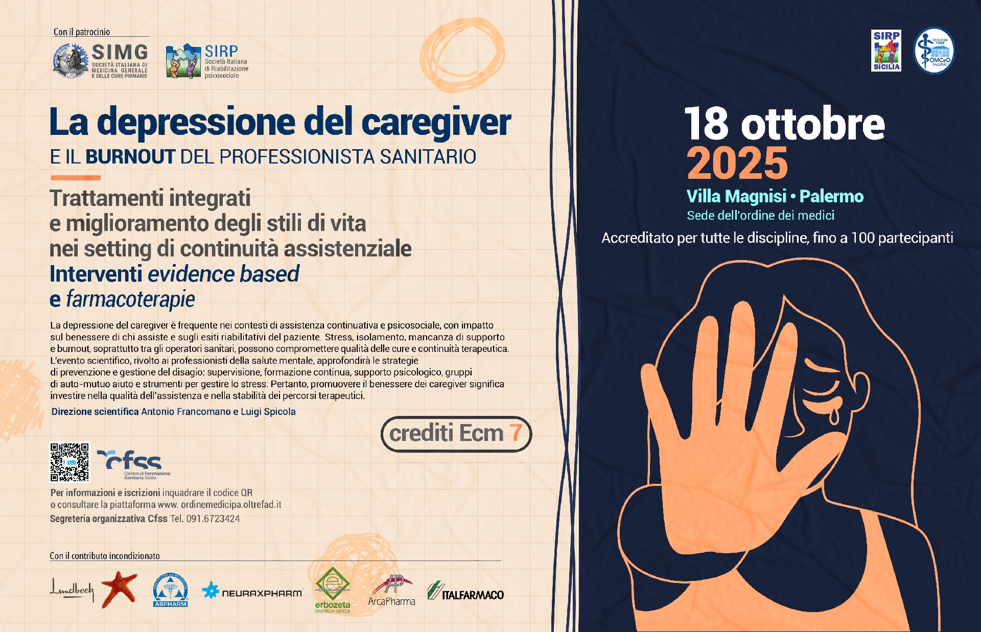 LA DEPRESSIONE DEL CARE GIVER ED IL BURN OUT DEL PROFESSIONISTA SANITARIO