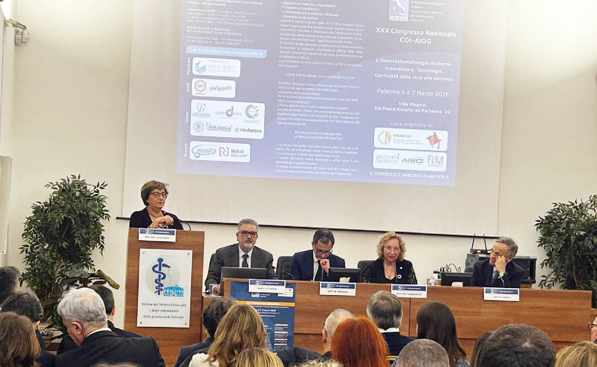 XXX congresso COI-AIOG 2026. Odontostomatologia, da Palermo la nuova identità della professione odontoiatrica
