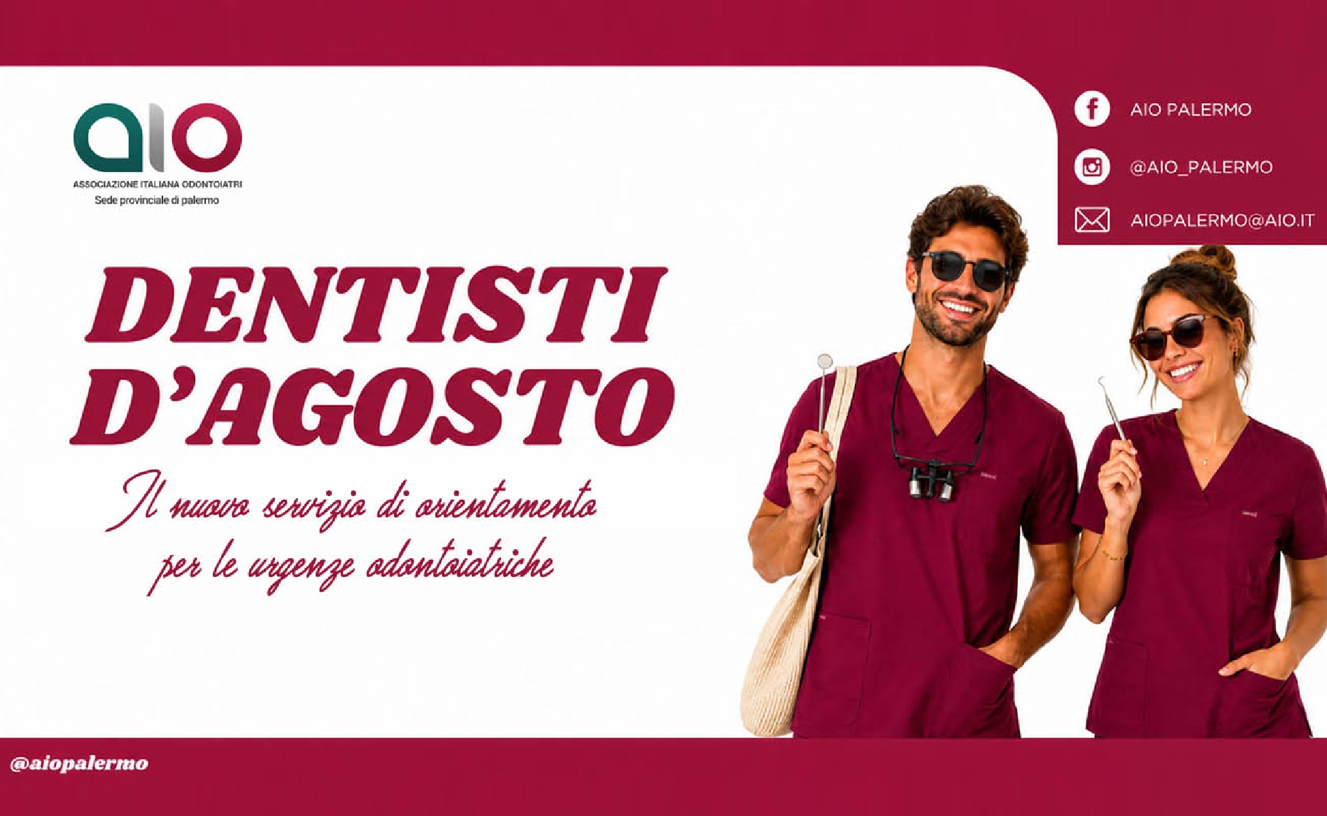 ''Dentisti d’Agosto'', a Villa Magnisi la presentazione del servizio estivo AIO