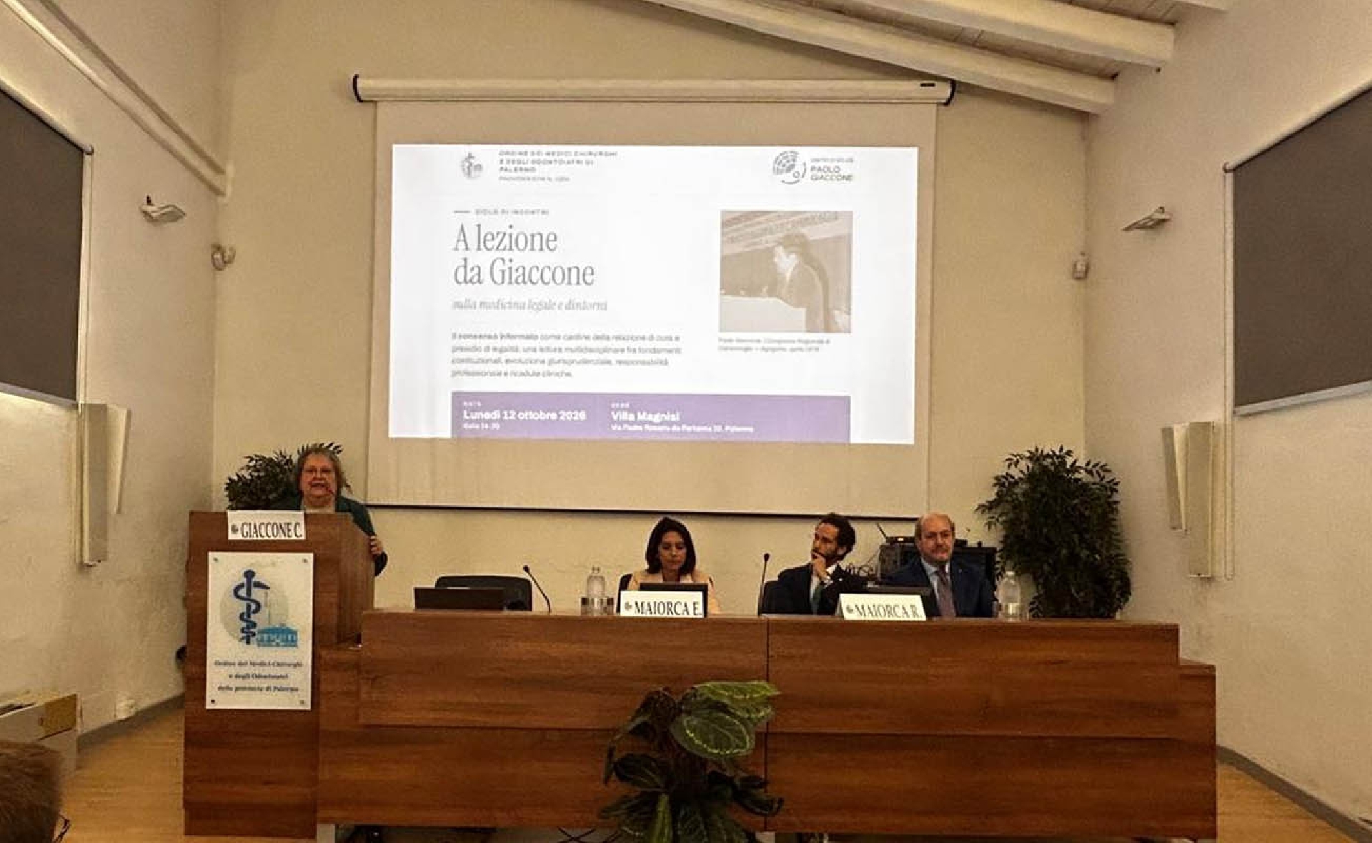 Consenso informato, medici e giuristi a confronto a Villa Magnisi nel ricordo